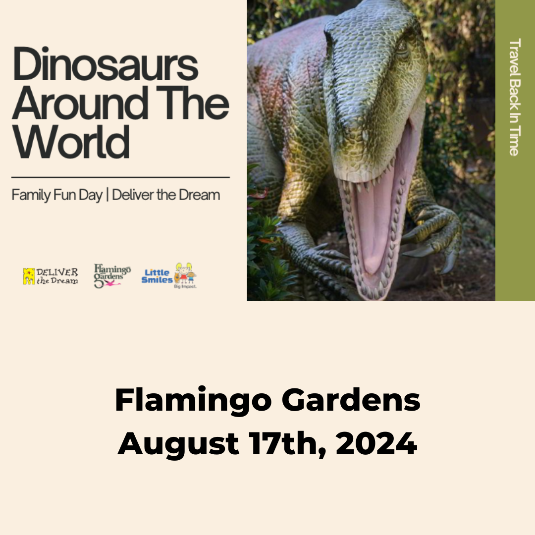 Deliver the Dream Volunteer Event: Dinosaurs Around the World Family Fun Day